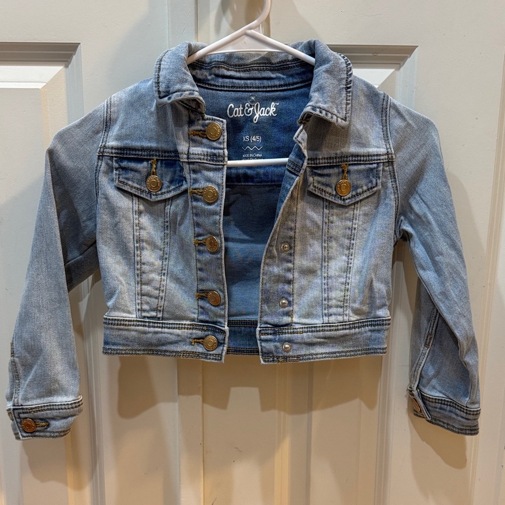 Cat & Jack Light Blue Kids Jean Jacket